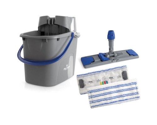 Набір для уборки Filmop Easy wash (відро сіре з синьою ручкою 15 л, моп та тримач) 0000SE2815UA Набір для уборки Filmop Easy wash (відро сіре з синьою ручкою 15 л, моп та тримач) 0000SE2815UA