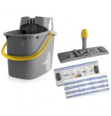 Набір для прибирання Filmop Easy wash (відро сіре з ручкою 15 л, моп та тримач) 0000SE2815UC