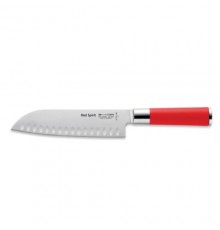 Ніж Сантоку DICK Red Spirit Santoku 180 мм з насічками червоний 81742182К