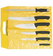 Комплект ножів та мусат DICK ProDynamic Starter Set 6 шт чорний 8510000