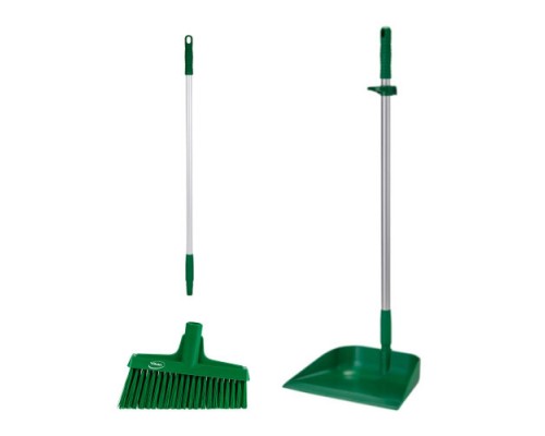Комплект мітлі з совком Vikan Line LF-00002-Green