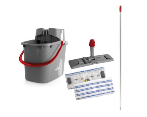 Набір для прибирання Filmop Easy Wash 15L з алюмінієвою рукояткою LF-00006-Red Набір для прибирання Filmop Easy Wash 15L з алюмінієвою рукояткою LF-00006-Red