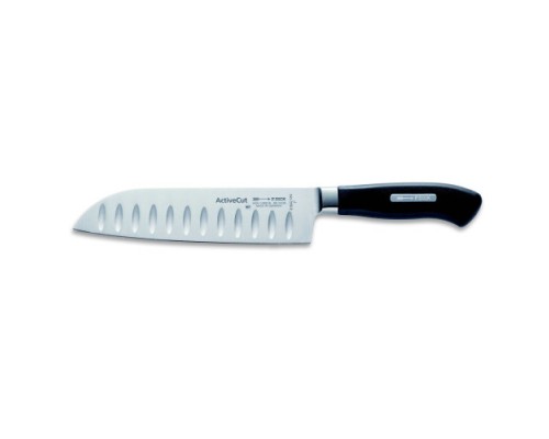 Ніж Сантоку DICK ActiveCut 180 мм з насічками чорний 8904218K Ніж Сантоку DICK ActiveCut 180 мм з насічками чорний 8904218K