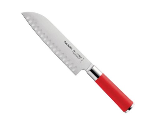 Ніж Сантоку DICK Red Spirit Santoku 180 мм з насічками червоний 8174218K