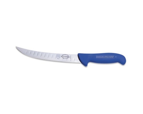 Ніж жилувальний DICK ErgoGrip 210 мм з насічками вигнуте лезо синій 82425210K Ніж жилувальний DICK ErgoGrip 210 мм з насічками вигнуте лезо синій 82425210K