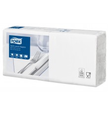 Обідні серветки Tork Advanced Soft, білі, 3 шари, 33х33 см, 150 шт