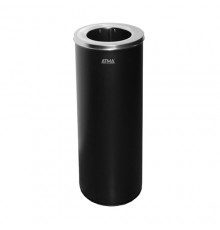 Урна для мусора 25л R-LINE с крышкой и держателем мешка.  M 825Black