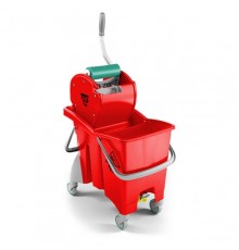 Відро з віджиманням ACTION PRO Dry, червона, 30л.  0R066484
