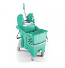 Відро з віджимом ACTION PRO Tec, зелене, 30л.  0V006484