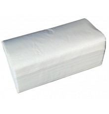 Бумажные полотенца листовые,  V-укладка, целлюлозные  Люкс. M150.