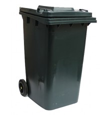 Бак для мусора  пластиковый 240л., темно-серый. 240H2-19DG